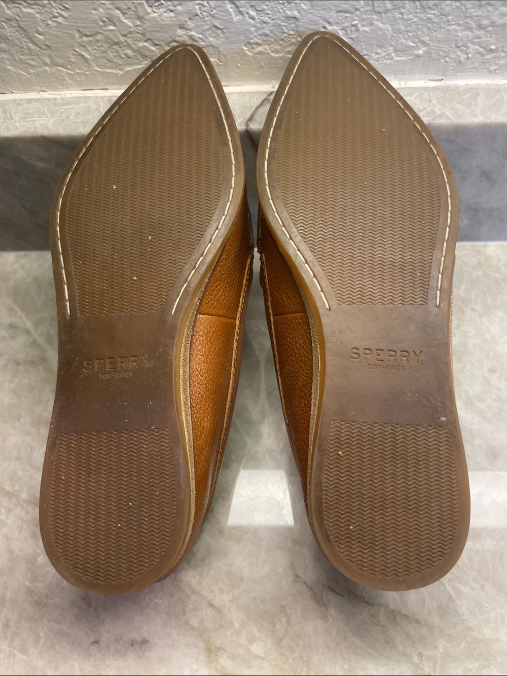 Women’s Sperry Tan Leather Tassel Loafers - Picture 5 of 5